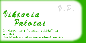 viktoria palotai business card